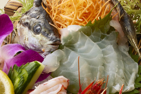 うなぎの白焼き・ハモと地魚盛り合わせ付きビュッフェ