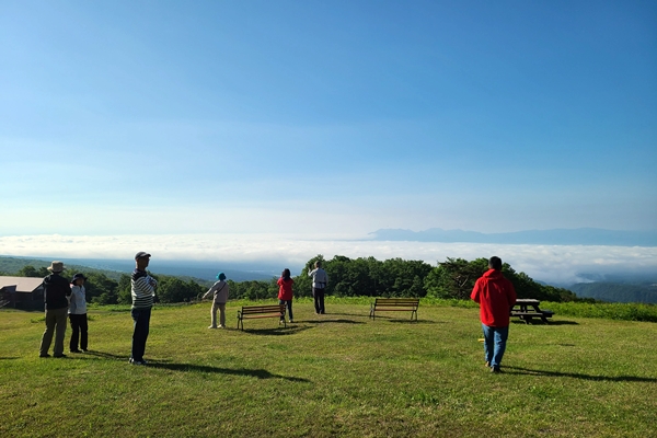 「天空の丘」からの景色！雲海が見られるかも？