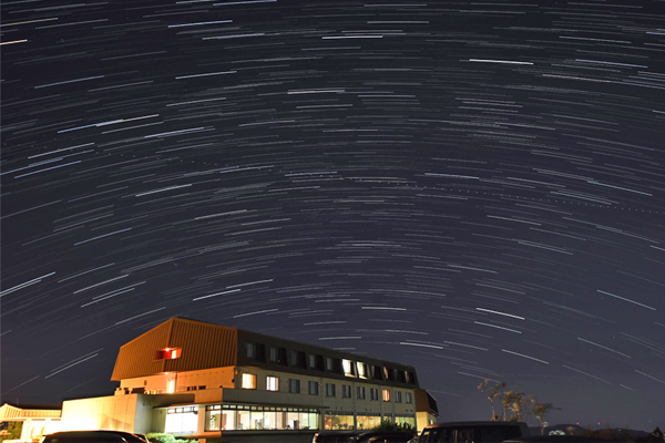 星空観察をお楽しみください