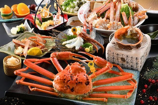 すべてのお料理が越前活がに2杯使用【極魅コース】
