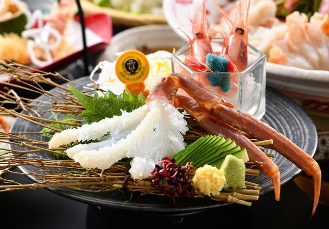 すべてのお料理が越前活がに2杯使用【極魅コース】