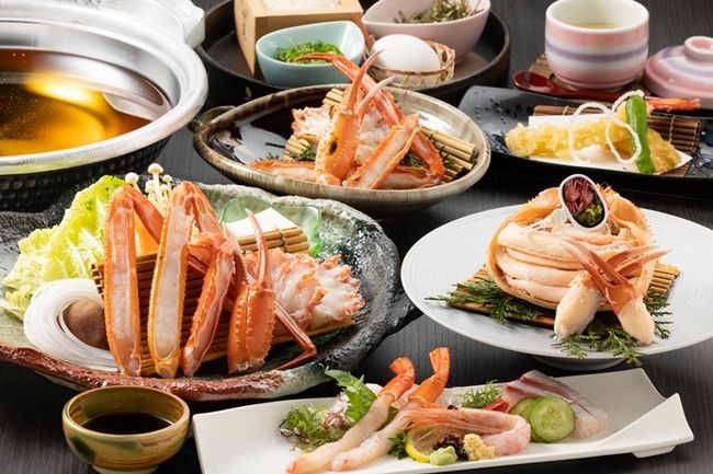 茹でがに１杯むいちゃいました！<br>むき香住蟹フルコース