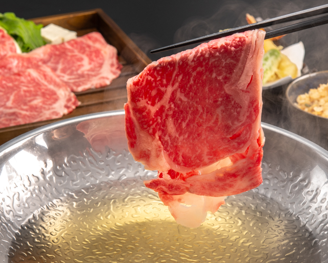 まぐろと熊野牛しゃぶしゃぶの旬彩料理
