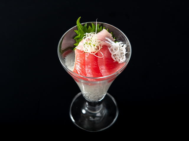 【7月】まぐろと金目鯛の料理