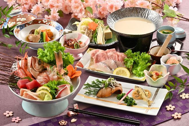 【春・夏・秋・冬】能登の里海会席