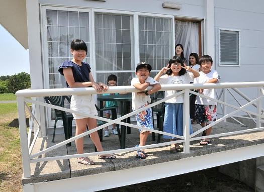 コテージにはテラスもあります