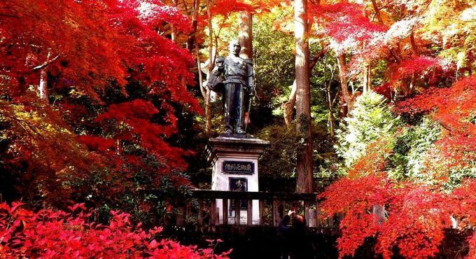 東郷公園　秩父御嶽神社　紅葉