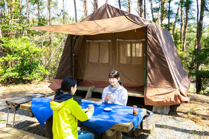 休暇村オリジナル　ロッジ型テント