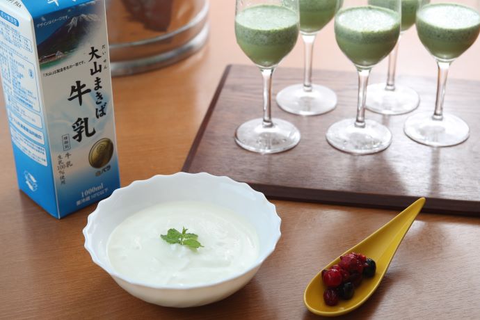 １日のスタートは奥大山の朝食で♪