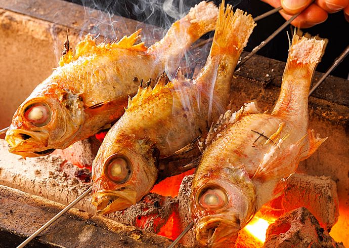 高級のどぐろ塩焼きサービス！秋のひるぜん高原ビュッフェ