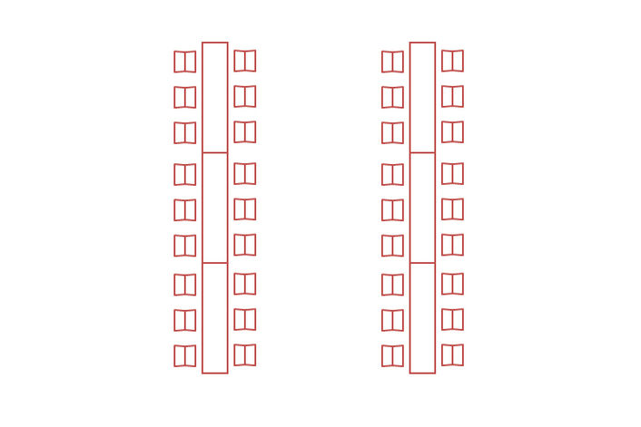 2列・3列