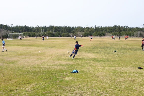 サッカーの合宿