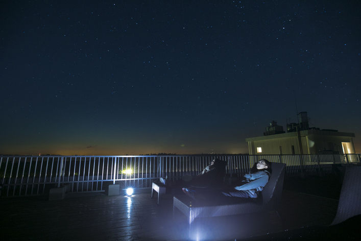 のんびりと星空を眺めてみていかがでしょうか