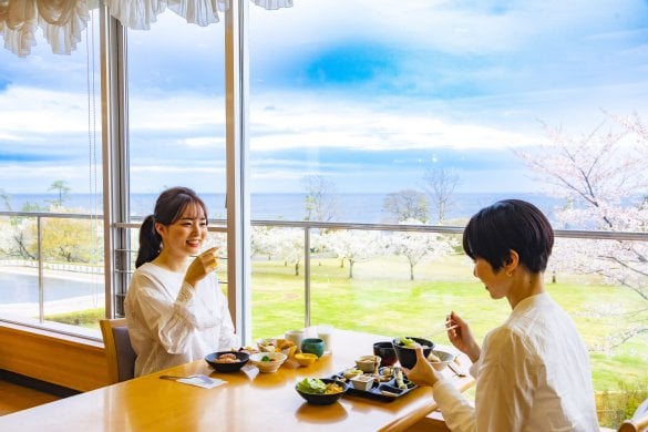 海の見えるレストラン