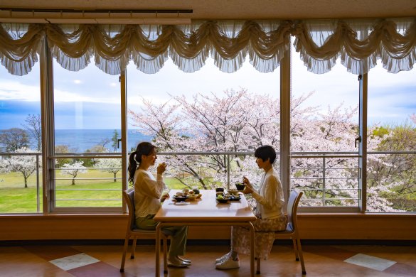 海の見えるレストラン