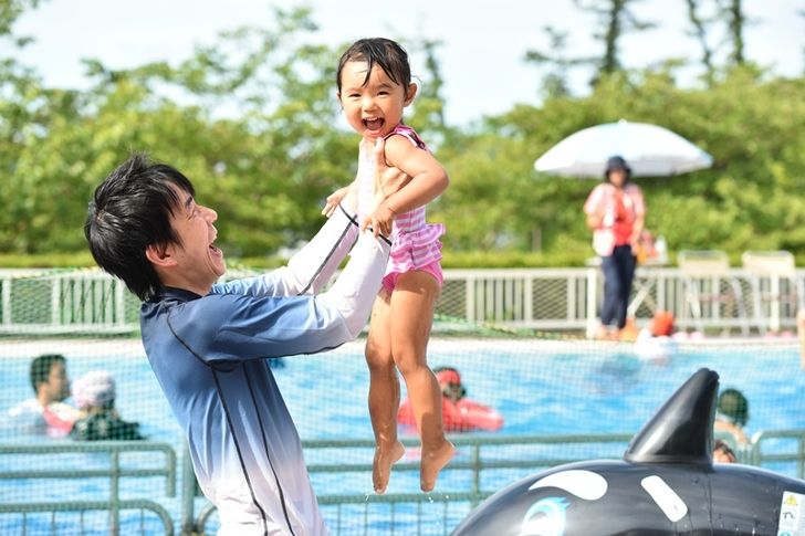 パパ感激♪わが子のキラリと輝く笑顔見つけた♪
