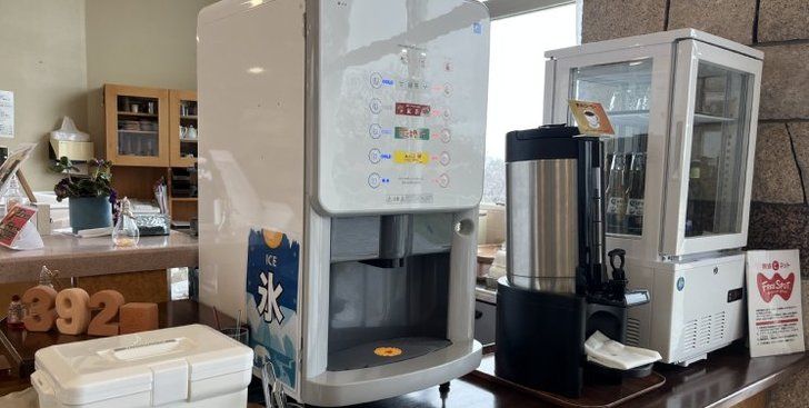 大浴場前 湯上りコーナー