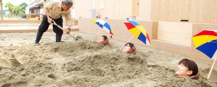 指宿名物  砂むし温泉「癒砂」
