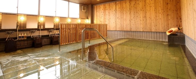休暇村羽黒温泉　羽月の湯 メタけい酸を含んだ　美肌の湯