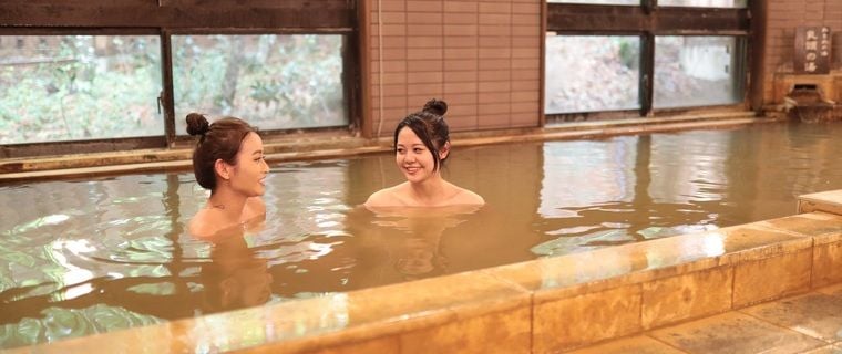 内風呂 乳頭の湯