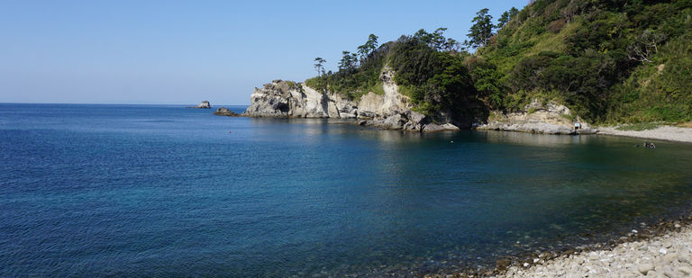 西伊豆の海岸線を歩く
