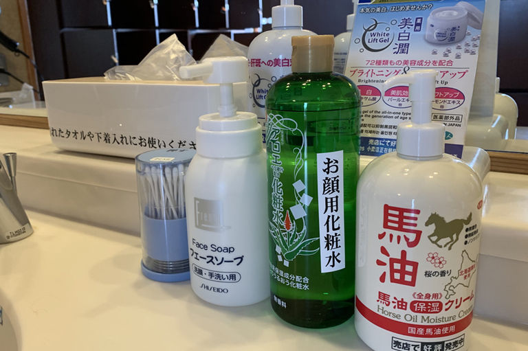 女湯　アメニティーグッズ