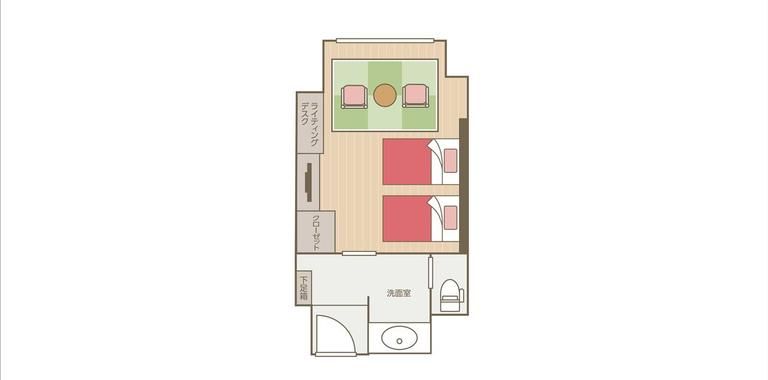 さくら館　和洋室トイレ付　バスなし