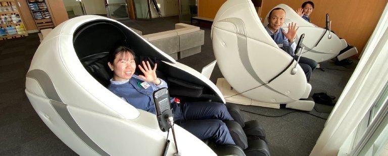 大浴場前　湯上りコーナー