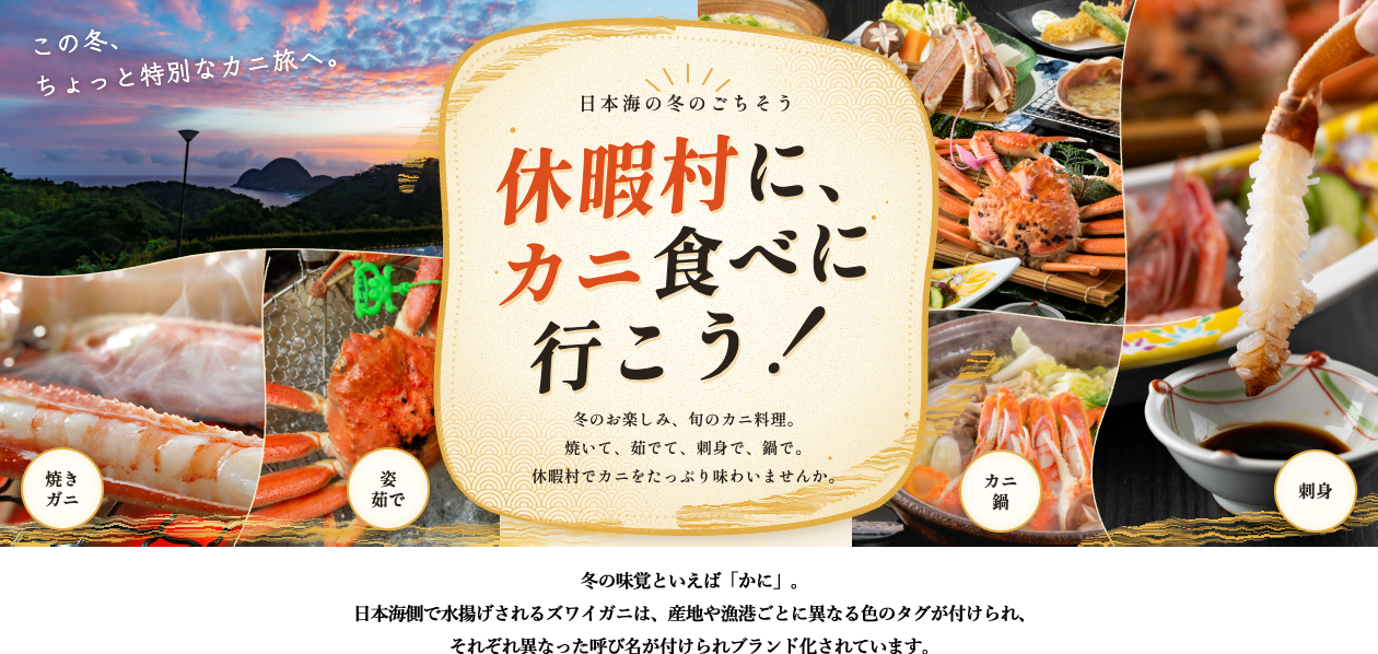 日本海にズワイガニを食べに行こう！