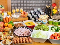 【朝食】高原の朝ごはんビュッフェ