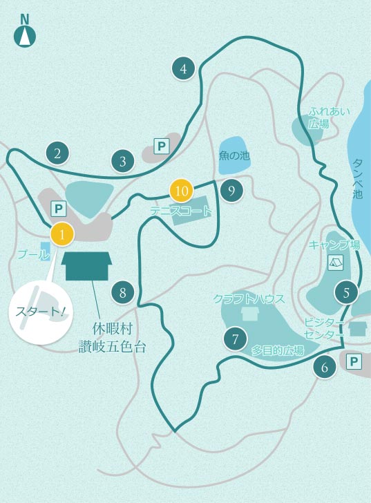 ウォーキングコース