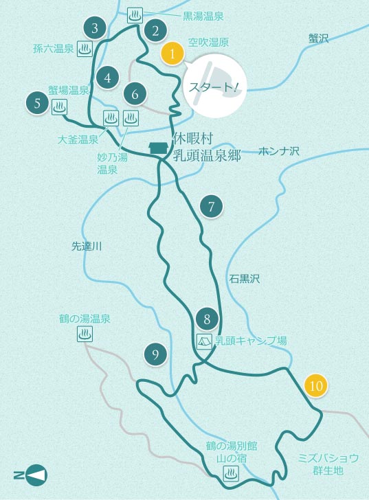 ウォーキングコース