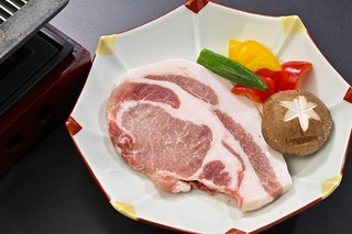 【プラス逸品で味わう贅沢】岩手ブランド「白金豚の鉄板焼き」付きシーサイドビュッフェ
