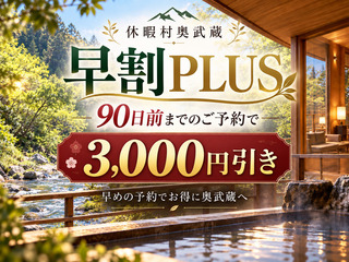【早割PLUS】【90日前のご予約で3，000円OFF】【WEB予約＆日にち限定】　ビュッフェプラン