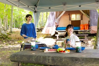 【手ぶらでキャンプパック】道具・夕食、朝食食材・本館大浴場での入浴がセットになったキャンププラン