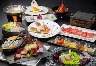 【冬グレードアップ】美の技と味を堪能<br>天然クエ・熊野牛・伊勢海老「美味饗宴」<br>～料理長渾身の創作料理を楽しむ～