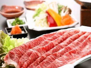 【うさぎの島でプチ贅沢♪】2026年4月～地元ブランド牛「峠下牛しゃぶしゃぶ」付きビュッフェプラン
