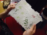 野草紙すき体験
