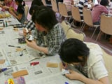 さざえキャンドル作り