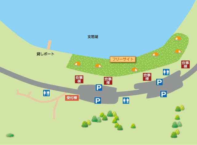 キャンプ場MAP