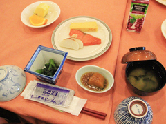 学校団体様用　朝食　（一例）