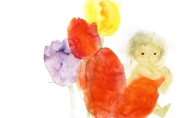 チューリップのなかのあかちゃん 1971年