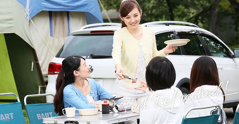お手軽に思い出いっぱい♪ 手ぶらでキャンプができる!