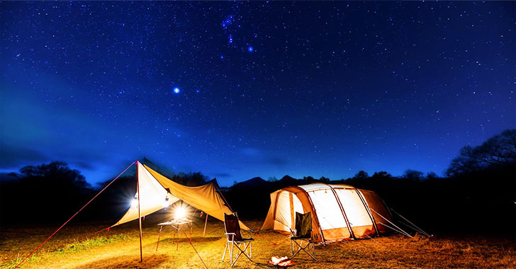 標高800mの大自然で体験 満天の星空で感動♪