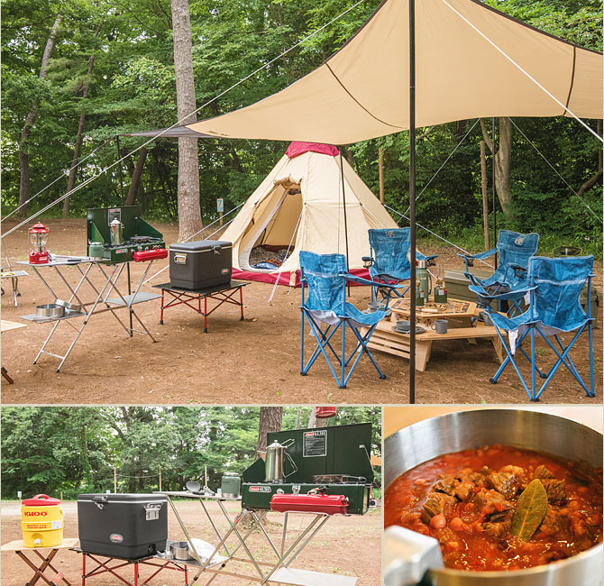 充実キャンプを楽しめる！「THE CAMP」キャンプセット