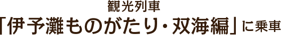 観光列車「伊予灘ものがたり・双海編」に乗車