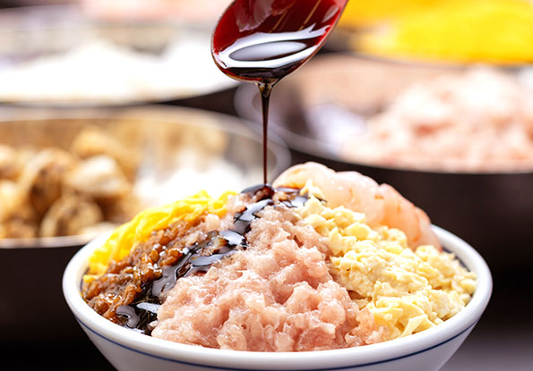 贅沢丼