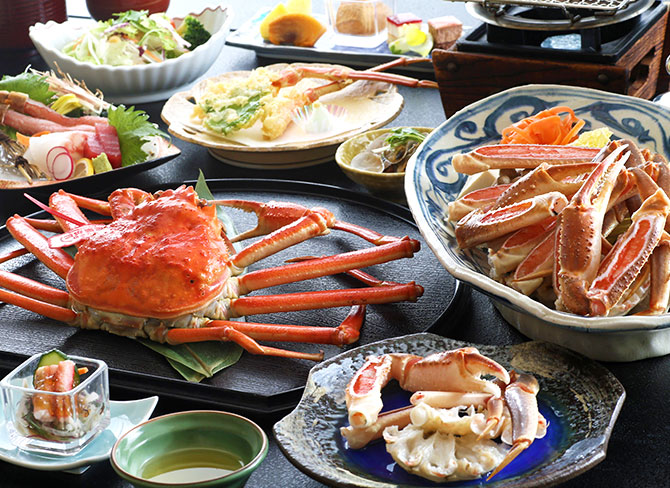 食パラダイス鳥取県の会席料理