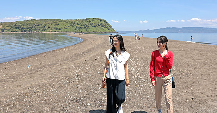 知林ヶ島まで徒歩1分♪砂の架け橋を体験!