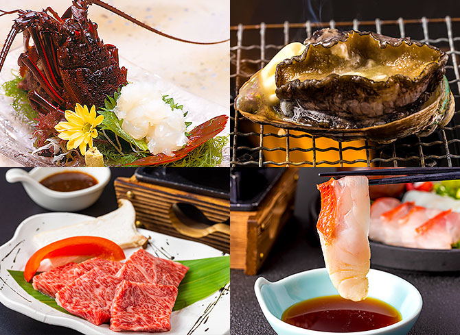 旬の素材をじっくり味わう季節限定の会席料理　ビュッフェをさらに上質に厳選素材のいいとこどり逸品三昧